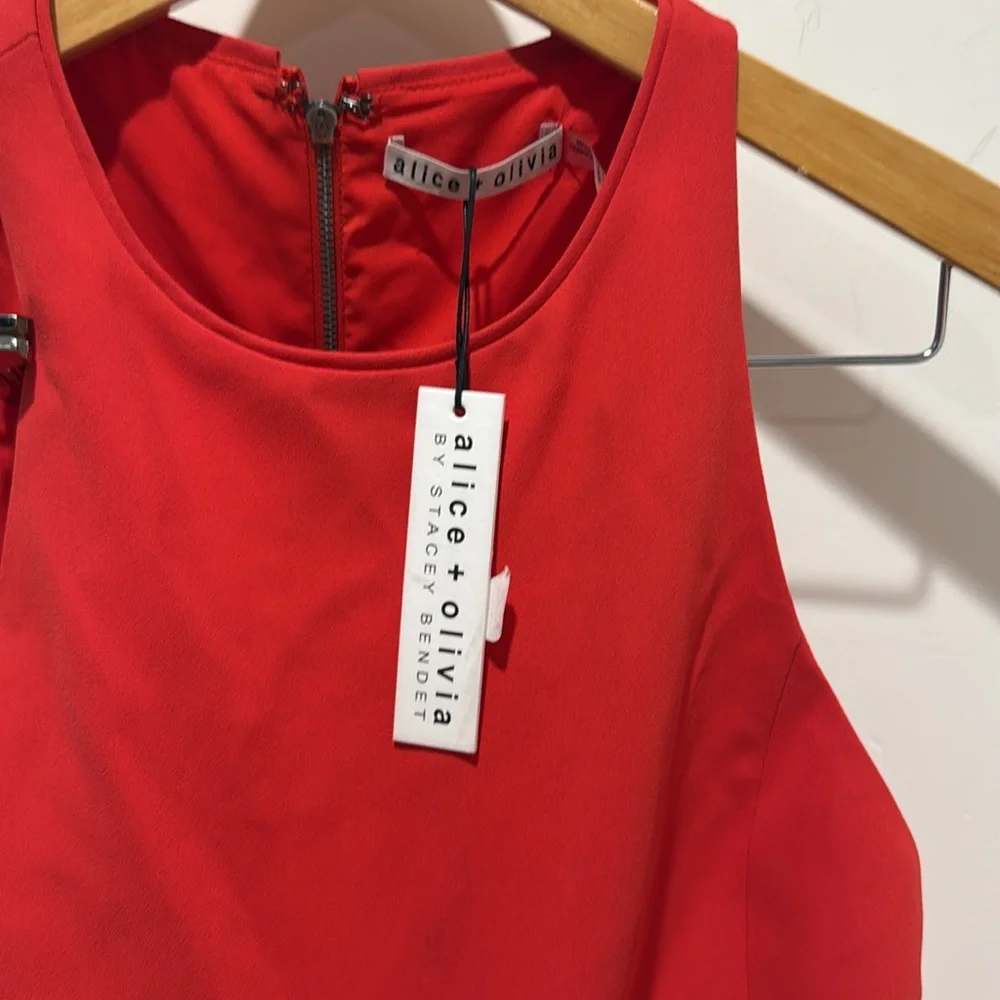 NWT Alice and Olivia cutout mini dress - Picture 4 of 8